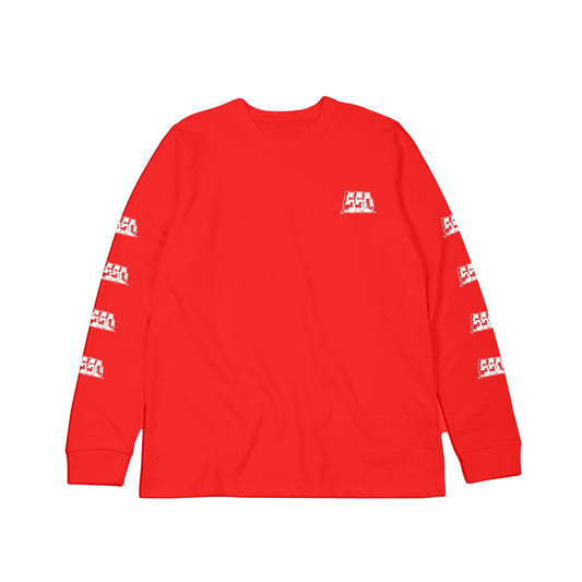 Blocks Long Sleeve - Red