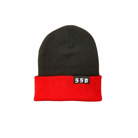 550 Beanie Red/Black